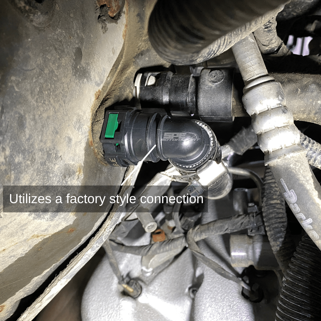 SPE MOTORSPORT COOLANT HOSE REROUTE KIT- FITS 11-21 6.7L POWERSTROKE