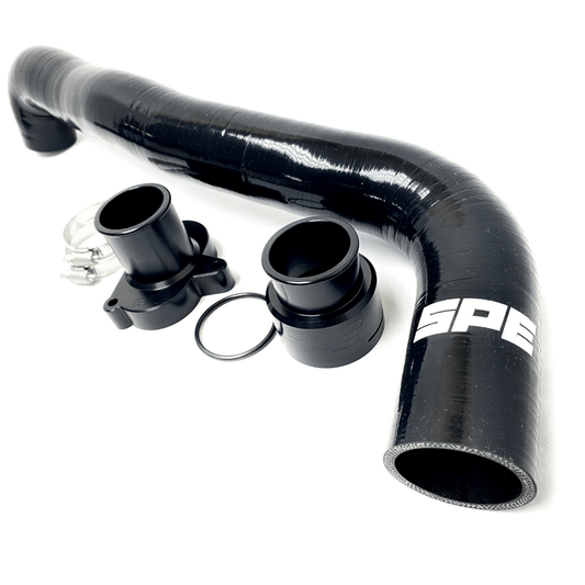 SPE MOTORSPORT UPPER RADIATOR HOSE, FITS 2017-2021 6.7 POWERSTROKE