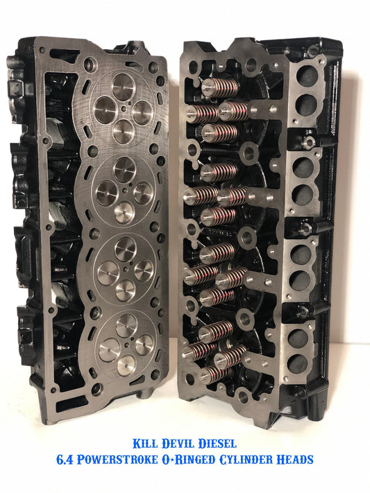 Kill Devil Diesel O-Ringed Cylinder Head Set - 6.4 POWERSTROKE (2008-2010)