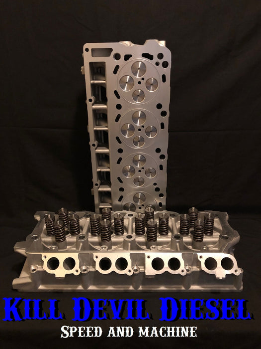 Aluminum 6.0 Cylinder Heads, Pair- As Casted