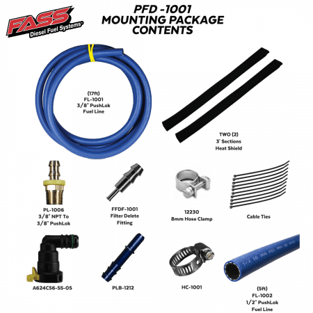 FASS PFD-1001 Powerstroke Filter Delete Kit