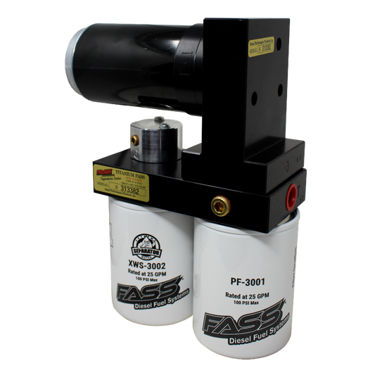TITANIUM SIGNATURE SERIES DIESEL FUEL LIFT PUMP 140GPH@45-50PSI FORD POWERSTROKE 7.3L AND 6.0L 1999-2007 (TS F14 140G)