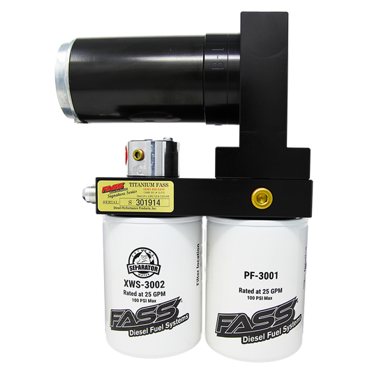 TITANIUM SIGNATURE SERIES DIESEL FUEL LIFT PUMP 240GPH@45-50 PSI FORD POWERSTROKE 7.3L AND 6.0L 1999-2007 (TS F14 240G)