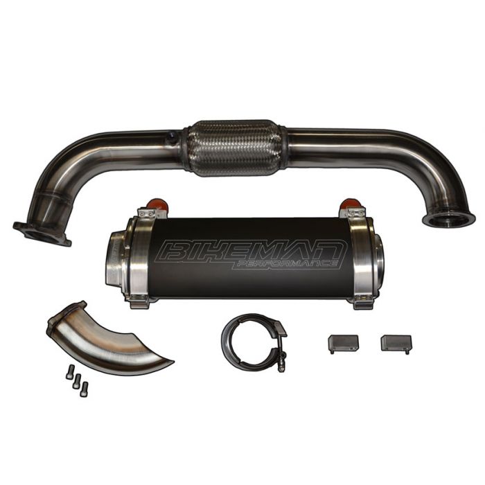 BMP 2016-UP POLARIS RZR XP TURBO FULL STAINLESS STEEL BIG MO EXHAUST